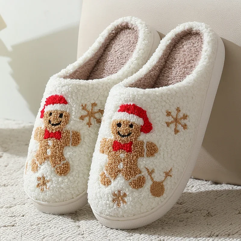 Embroidery Garments - Chinelos de Natal para Mulheres, Chinelos