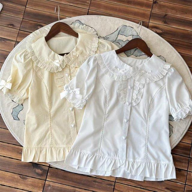 Embroidery Online - Nova Blusa Feminina Estilo Lolita Doce