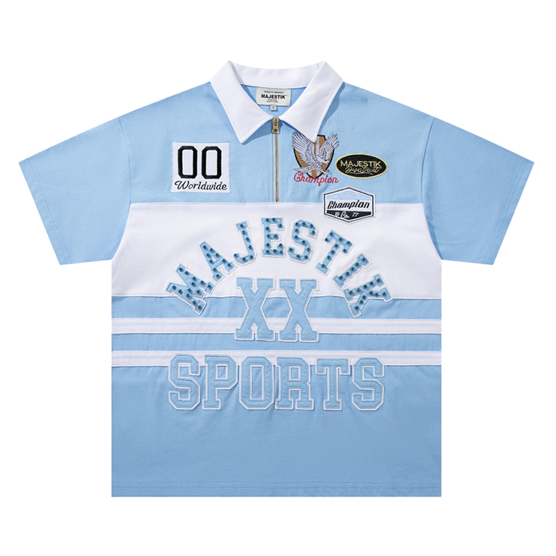 Camiseta de Marca Americana MA - Embroidery Design Logo avaliação e preço