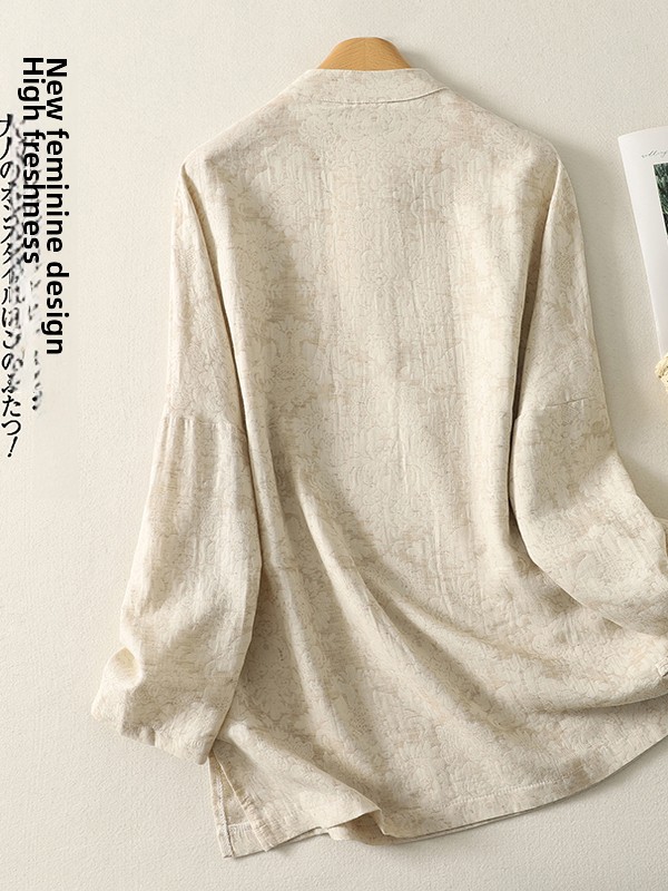 Camisa Feminina Oversized de A - Embroidery Cotton Shirt avaliação e preço