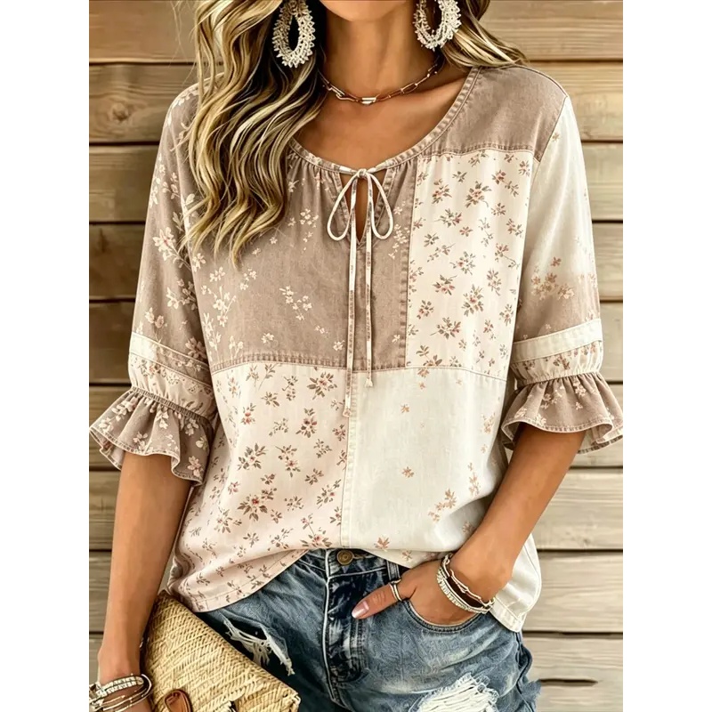 Blusa Feminina de Primavera Ve - Embroidery Online avaliação e preço